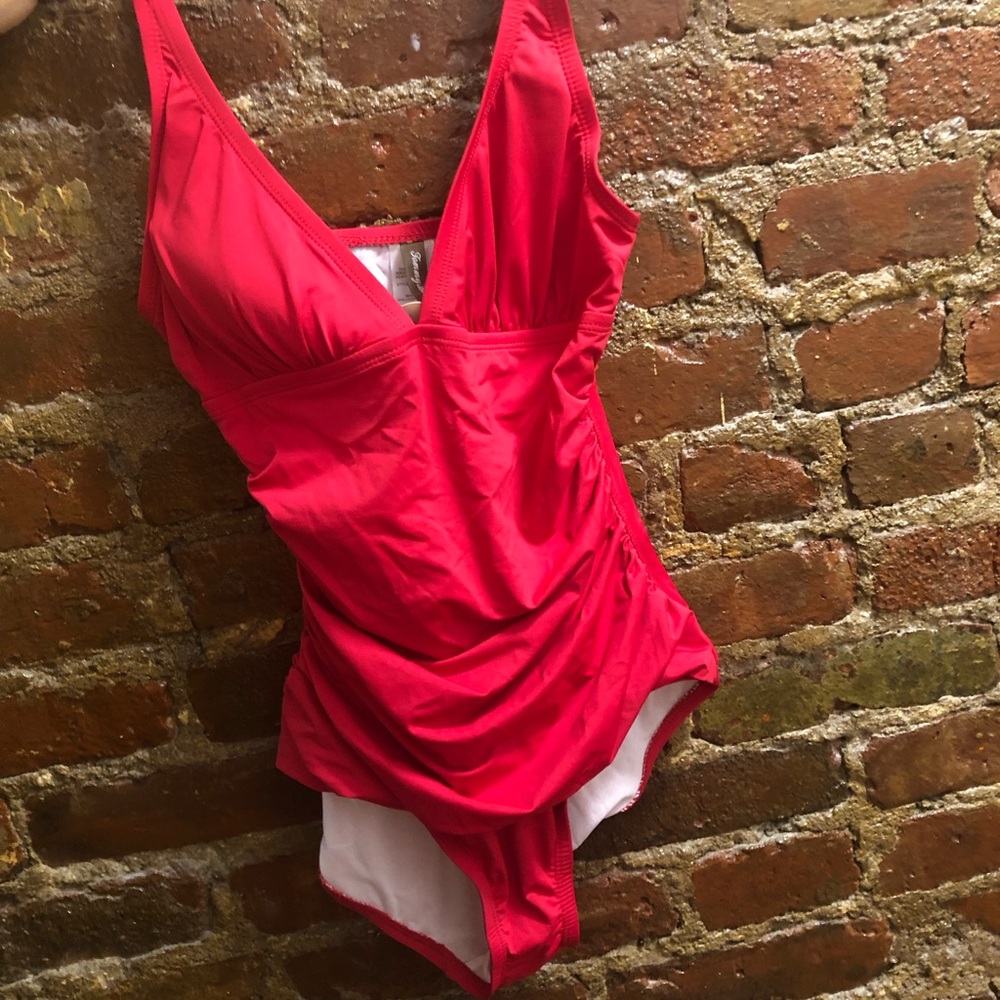 Tommy Bahama Red One Piece swimsuit